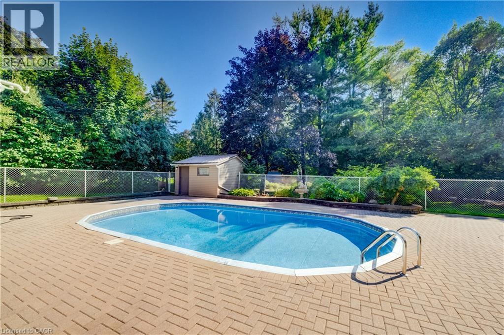 291 Villa Place, Waterloo, ON - Outdoor With In Ground Pool With Deck Patio Veranda With Backyard
