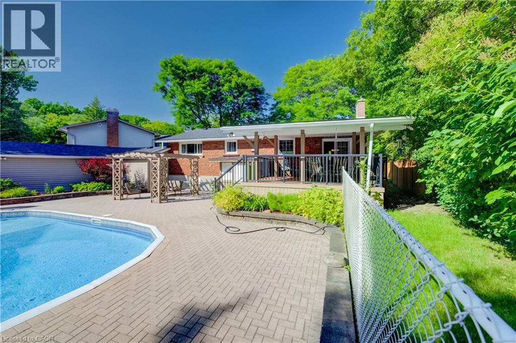 291 Villa Place, Waterloo, ON - Outdoor With In Ground Pool With Deck Patio Veranda