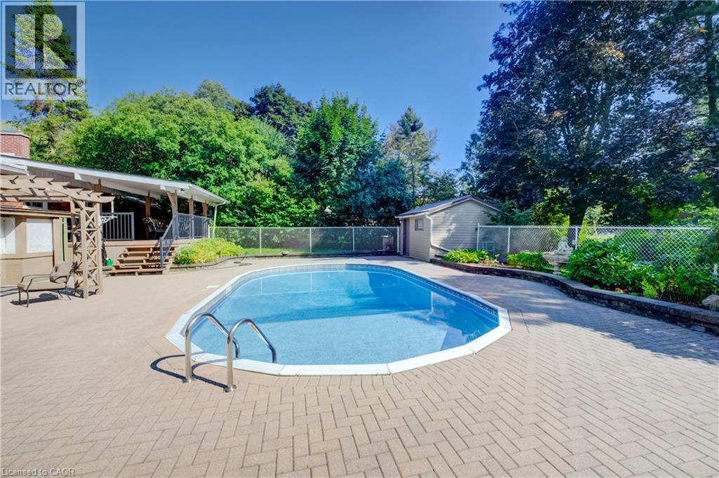 291 Villa Place, Waterloo, ON - Outdoor With In Ground Pool With Backyard
