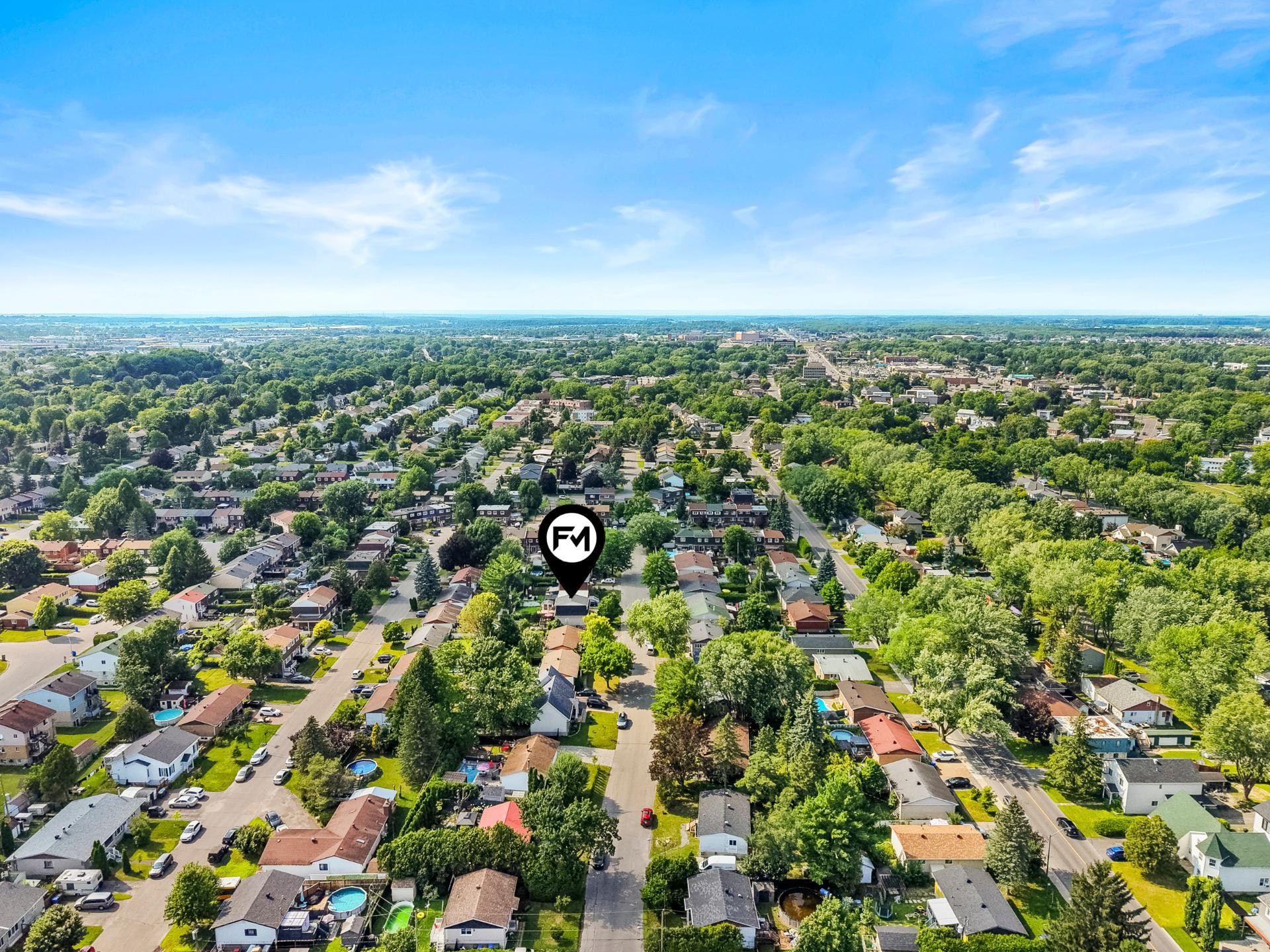 Overall view - 152 Rue Beauchesne, Saint-Eustache, QC - Outdoor With View