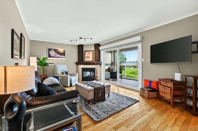108-60 Dunkirk Dr, Winnipeg, MB - Indoor Photo Showing Living Room With Fireplace