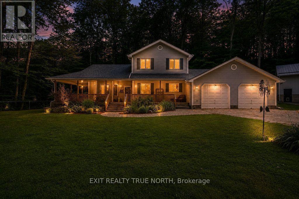 3889 Baseline Road, Springwater, ON - Outdoor With Deck Patio Veranda