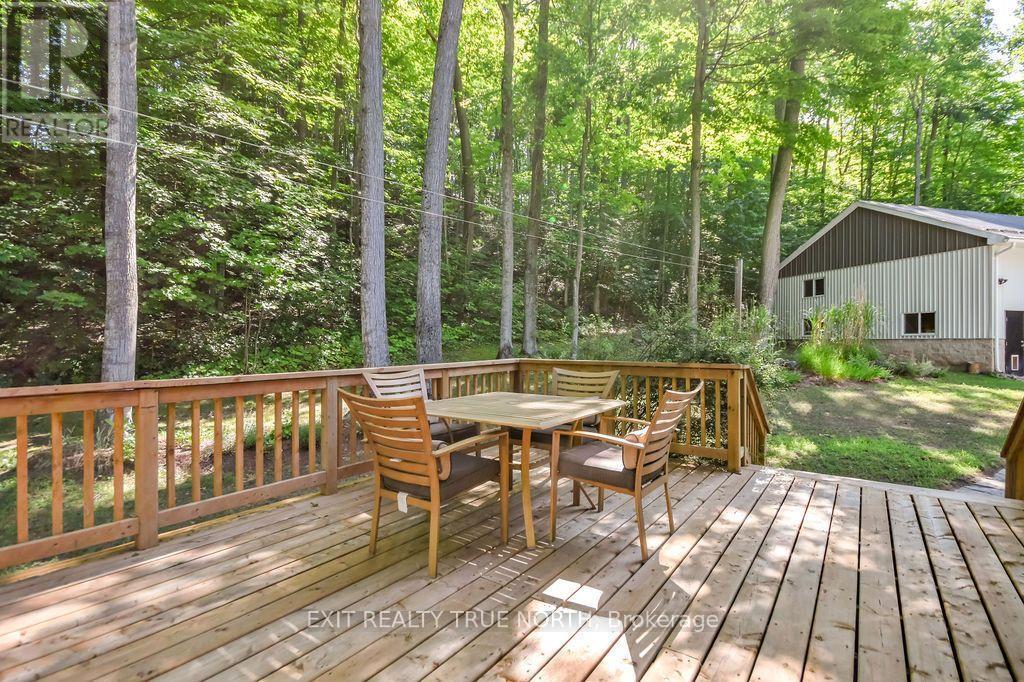 3889 Baseline Road, Springwater, ON - Outdoor With Deck Patio Veranda With Exterior
