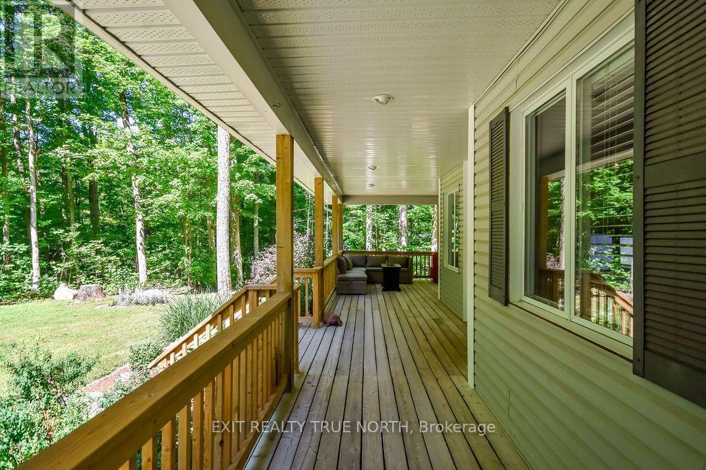3889 Baseline Road, Springwater, ON - Outdoor With Deck Patio Veranda With Exterior
