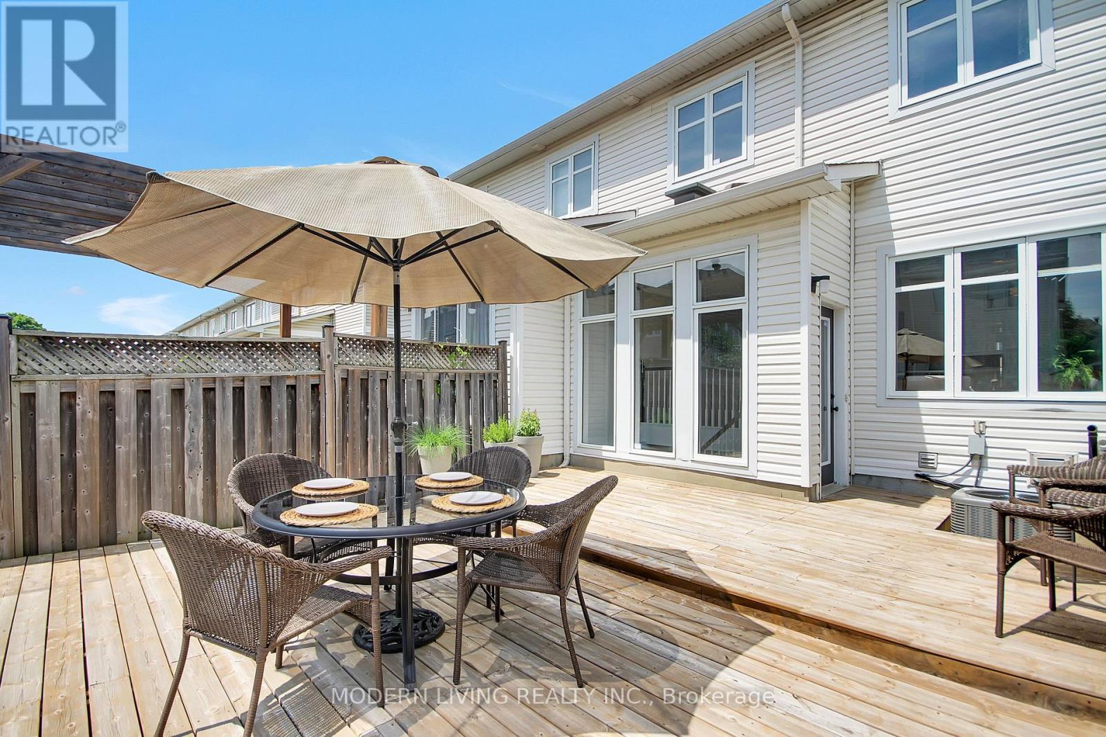 Back Exterior - 109 Deercroft Avenue, Ottawa, ON - Outdoor With Deck Patio Veranda With Exterior