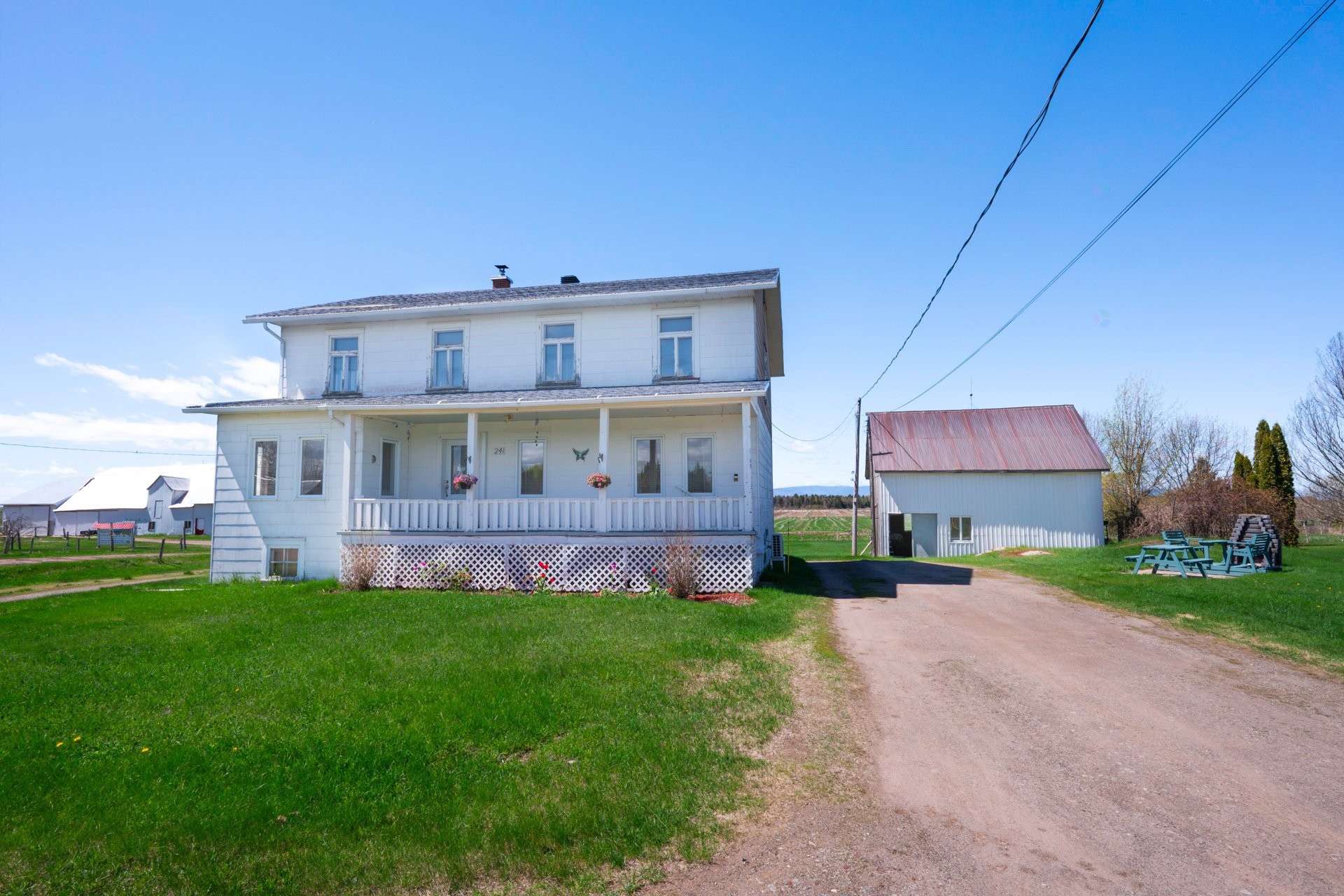 Front of Structure - 241 Ch. Des Belles-Amours, L'Islet, QC - Outdoor With Deck Patio Veranda