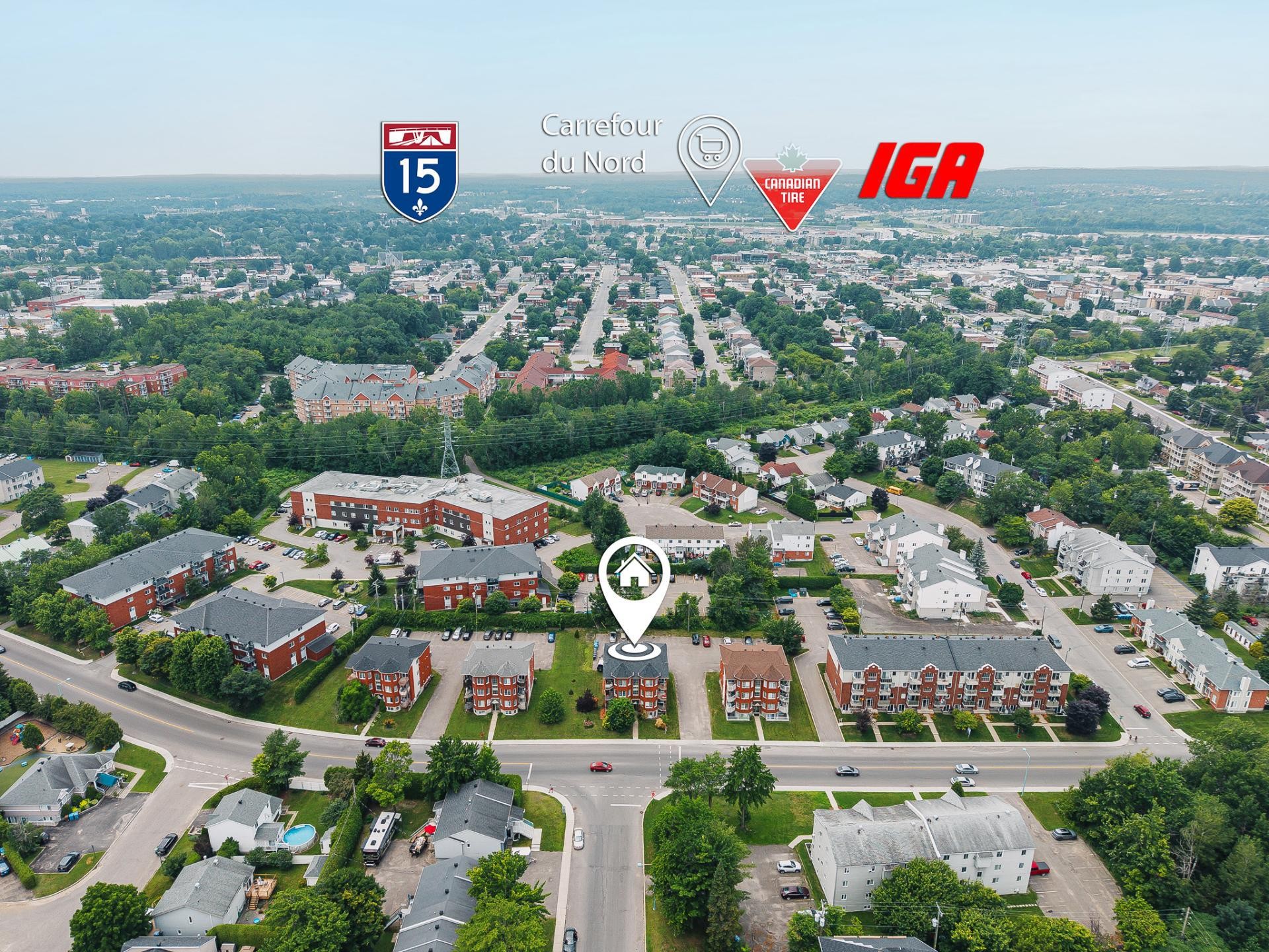 Overall view - 1-1000 Rue Melançon, Saint-Jérôme, QC - Outdoor With View