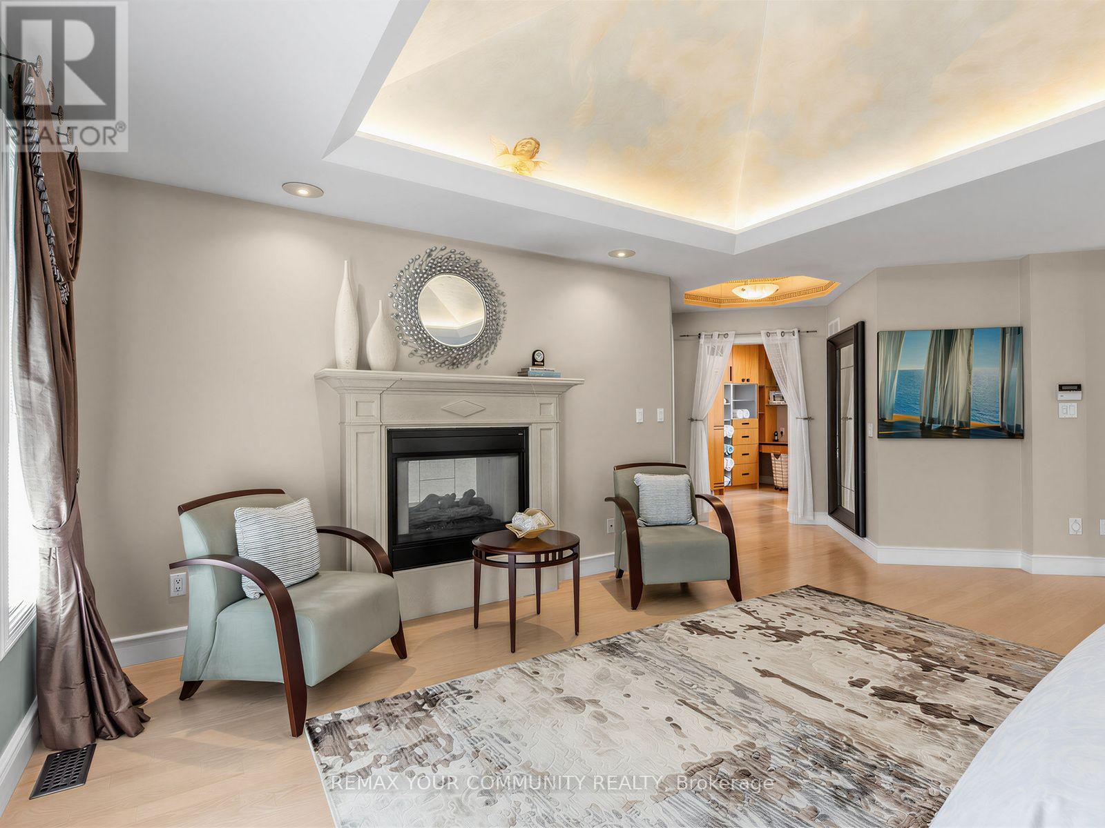 477 Old Orchard Grove, Toronto, ON - Indoor With Fireplace