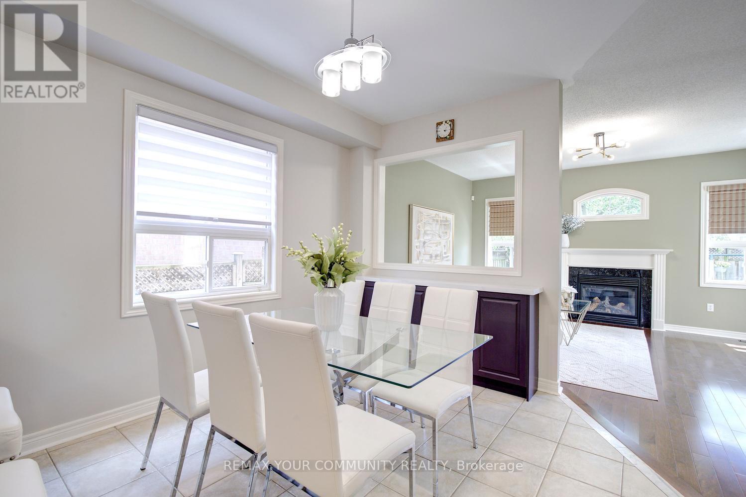16 Westway Crescent, Vaughan, ON - Indoor Photo Showing Dining Room With Fireplace