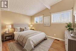Primary bedroom virtually staged - 