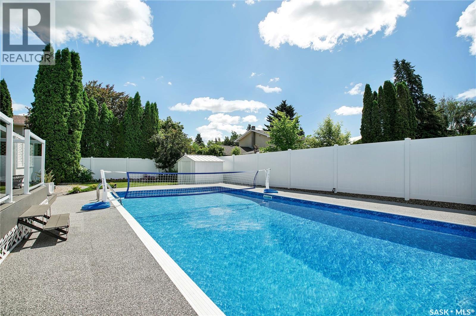 217 Mount Allison Crescent, Saskatoon, SK - Outdoor With In Ground Pool With Backyard