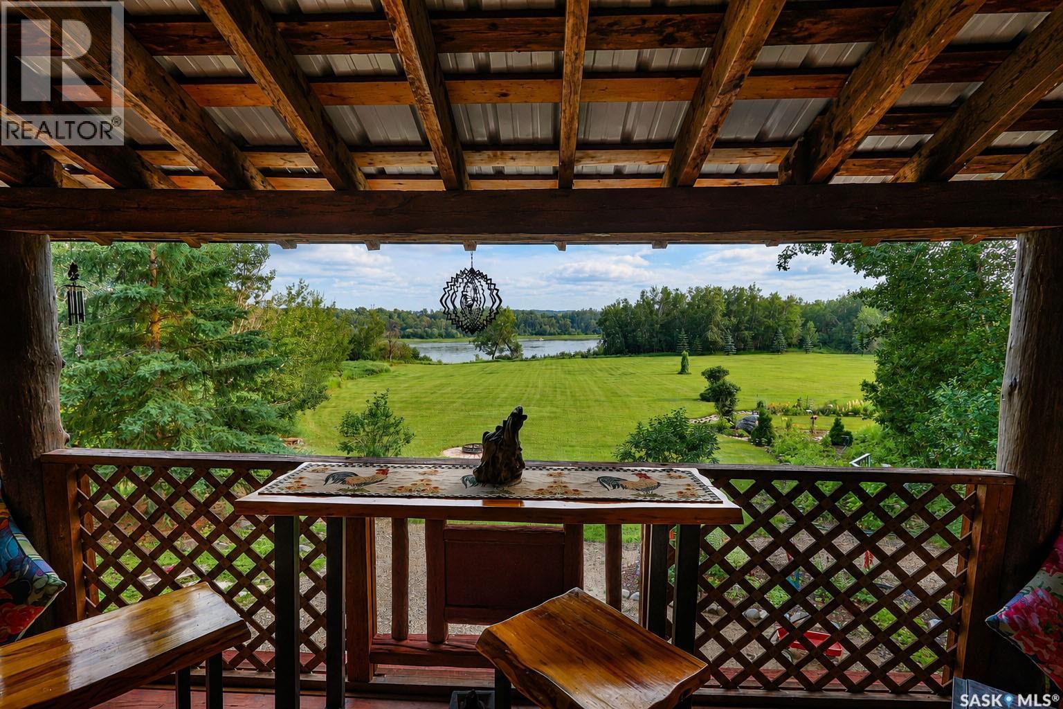 South Sask River Front Acreage, Prince Albert Rm No. 461, SK - Outdoor With Deck Patio Veranda