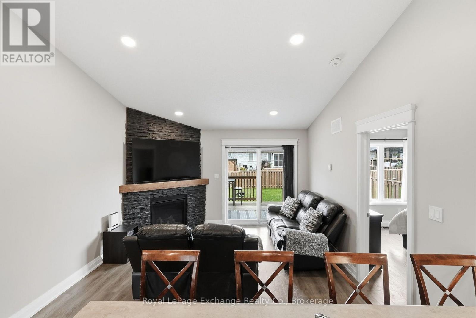 241 Eccles Avenue, West Grey, ON - Indoor Photo Showing Living Room With Fireplace