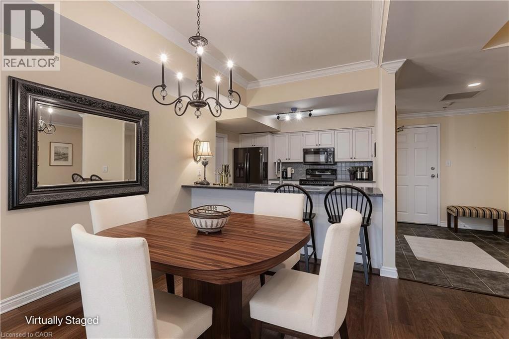 391 Plains Road E Unit# 412, Burlington, ON - Indoor Photo Showing Dining Room