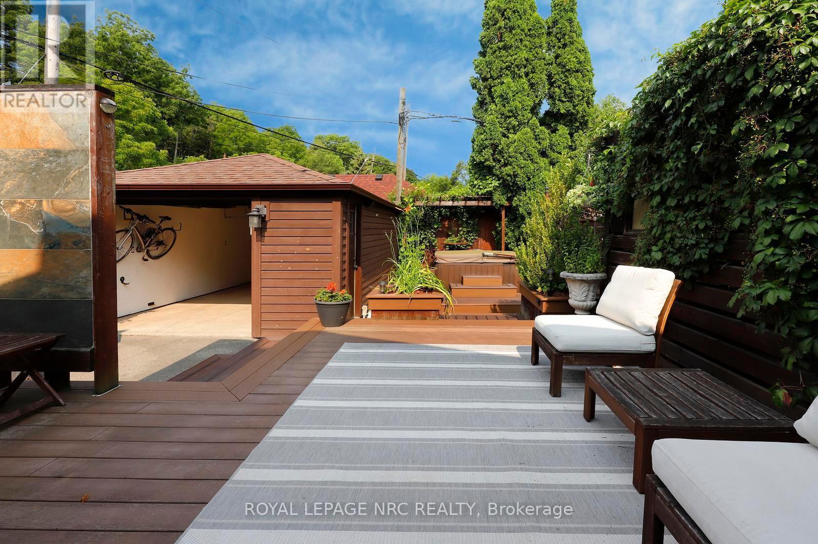 266 London Street S, Hamilton, ON - Outdoor With Deck Patio Veranda
