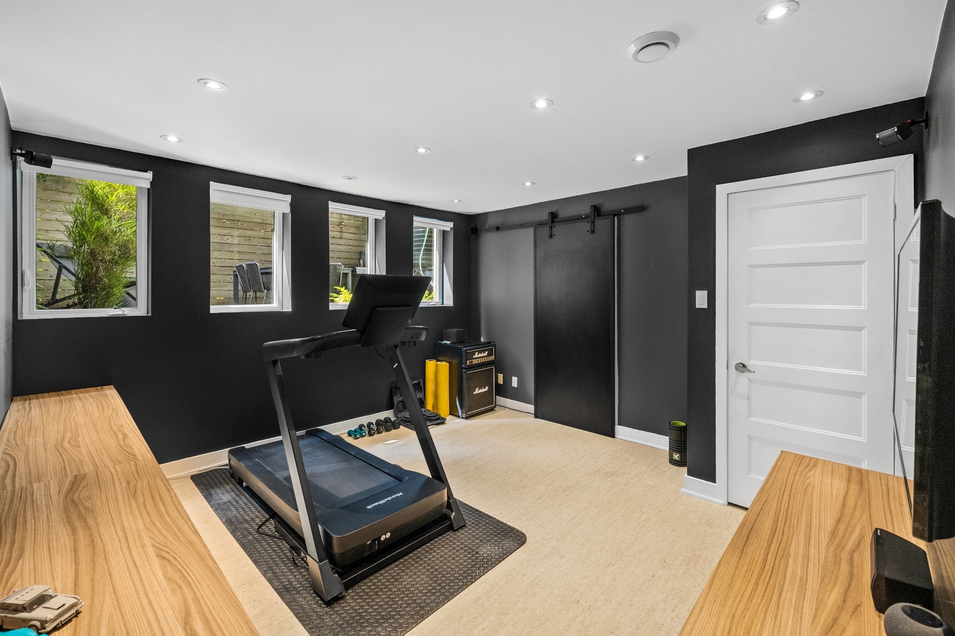 Exercise Room - 1210 Rue Woodland, Montréal (Verdun/Île-Des-Soeurs), QC - Indoor Photo Showing Gym Room