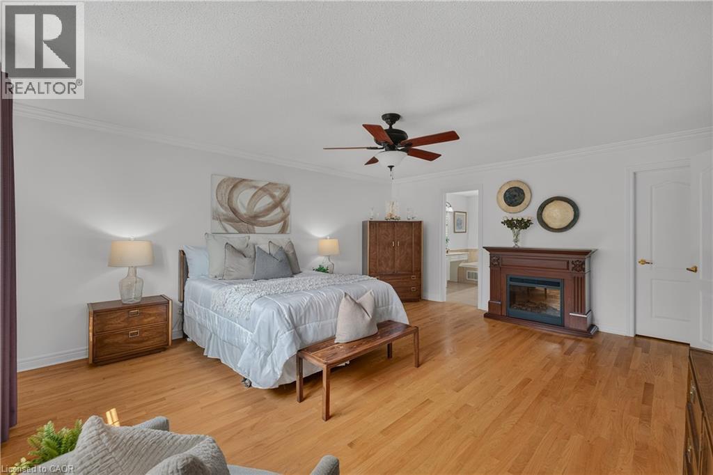 26 Packham Circle, Brampton, ON - Indoor Photo Showing Bedroom With Fireplace