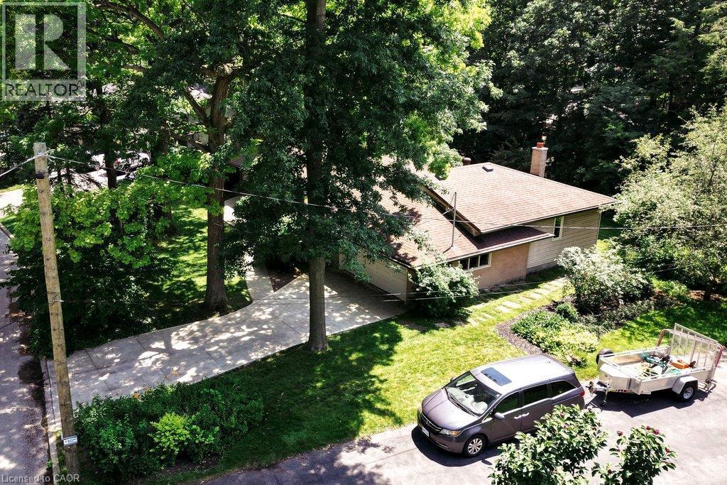 aerial view of the home - 44 Colquhoun Crescent, Hamilton, ON - Outdoor