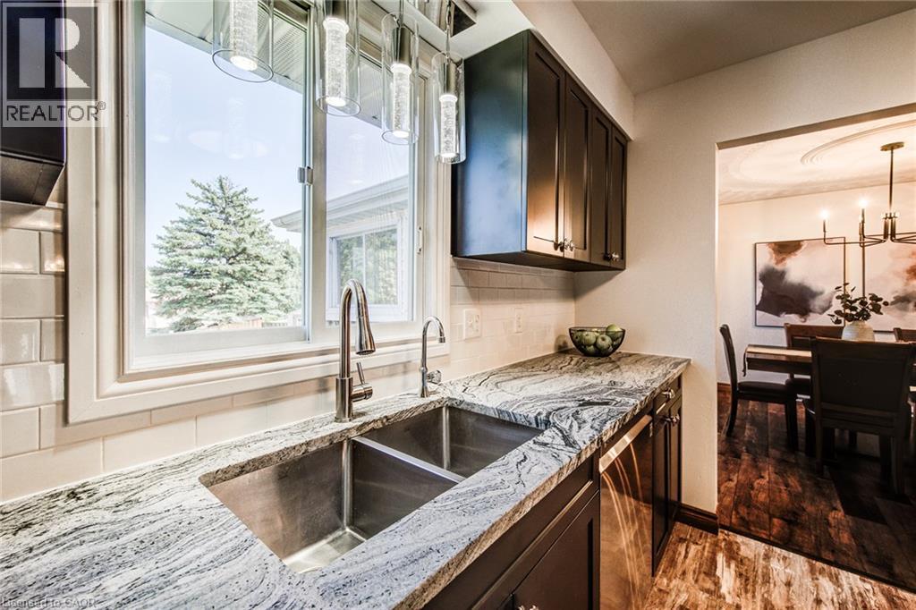 185 Blackwell Drive, Kitchener, ON - Indoor Photo Showing Kitchen With Double Sink
