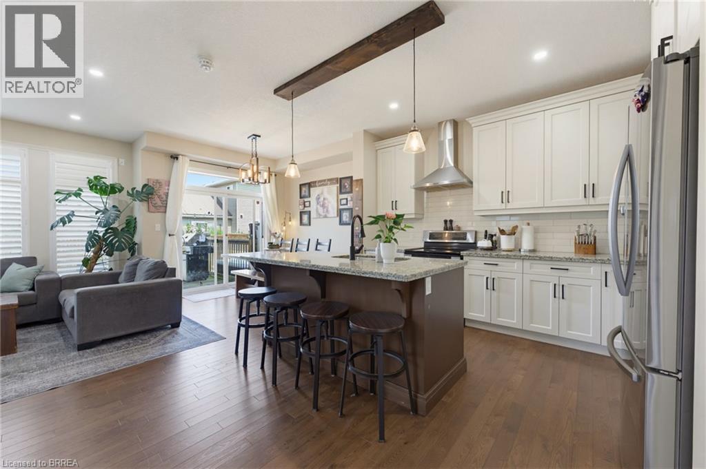 63A Clench Avenue, Brantford, ON - Indoor Photo Showing Kitchen With Upgraded Kitchen