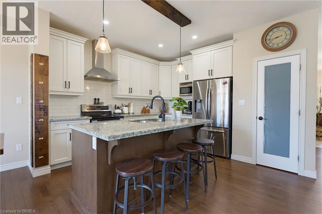 63A Clench Avenue, Brantford, ON - Indoor Photo Showing Kitchen With Upgraded Kitchen