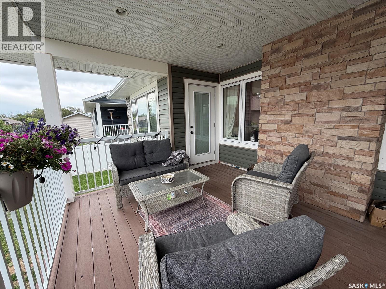 504 Wright Road, Moosomin, SK - Outdoor With Deck Patio Veranda With Exterior