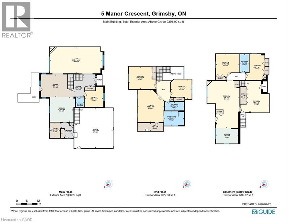 Floor plan - 5 Manor Crescent, Grimsby, ON - Other