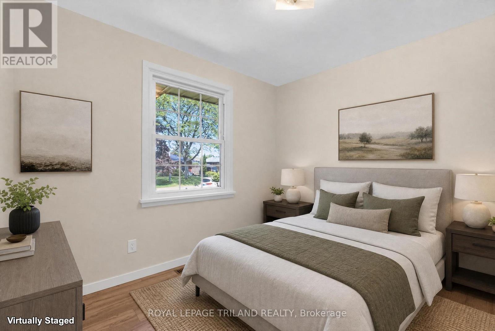Virtually Staged - 7 Thompson Avenue, St. Thomas, ON - Indoor Photo Showing Bedroom