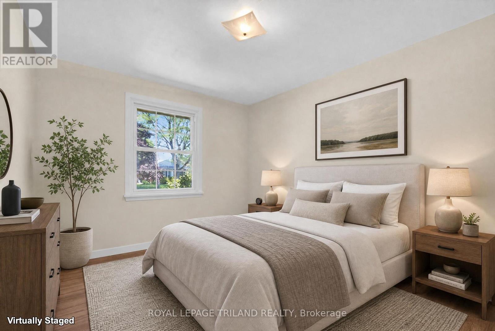 Virtually Staged - 7 Thompson Avenue, St. Thomas, ON - Indoor Photo Showing Bedroom