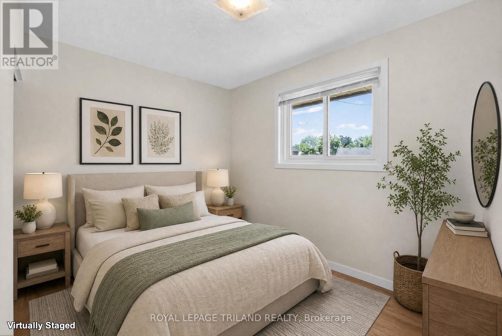 Virtually Staged - 7 Thompson Avenue, St. Thomas, ON - Indoor Photo Showing Bedroom
