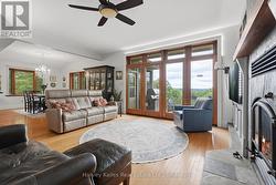 Living room open to the dining room - 