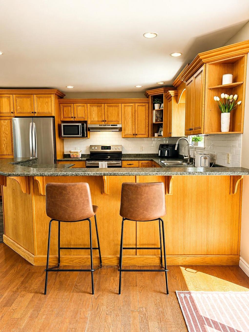 207 North Drive, Summerside, PE - Indoor Photo Showing Kitchen With Double Sink