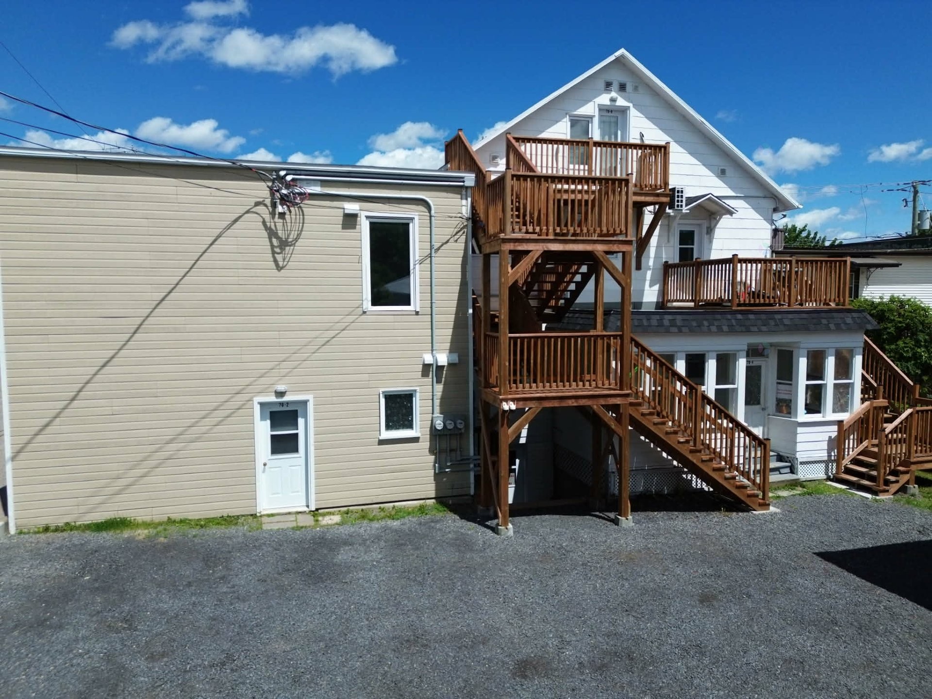 Back of Structure - 70 Rue Lapointe, Clermont, QC - Outdoor With Exterior
