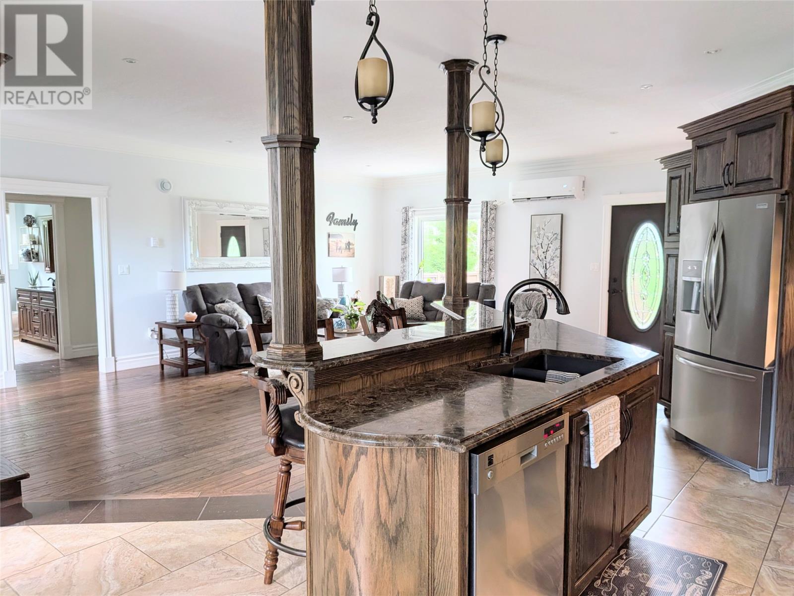23 Seaside Drive, Kippens, NL - Indoor Photo Showing Kitchen With Double Sink With Upgraded Kitchen
