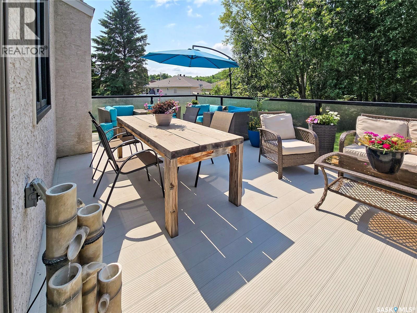 42 Willow Crescent, Fort Qu'Appelle, SK - Outdoor With Deck Patio Veranda
