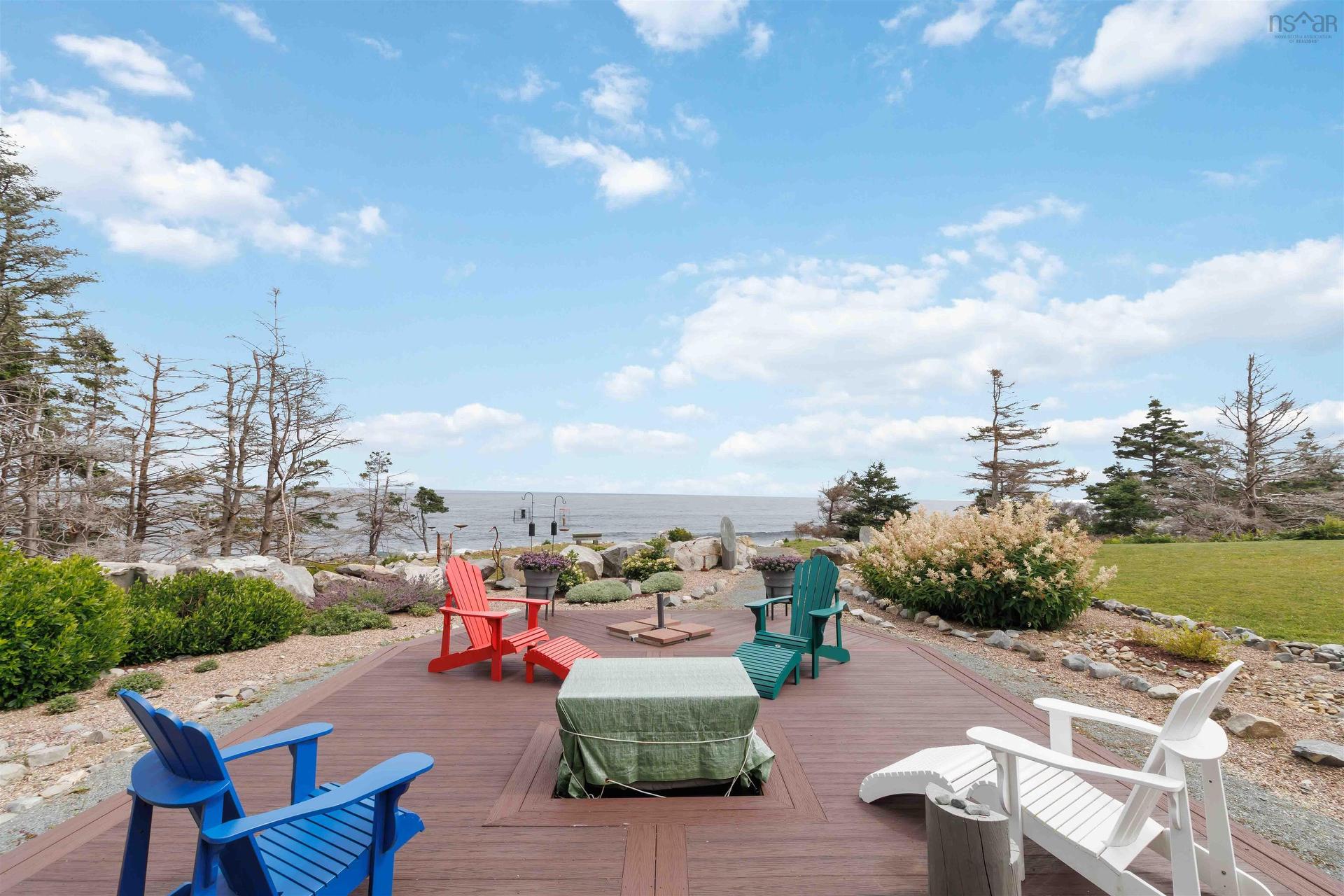 170 Edgewater Drive, White Point, NS - Outdoor With Deck Patio Veranda With View