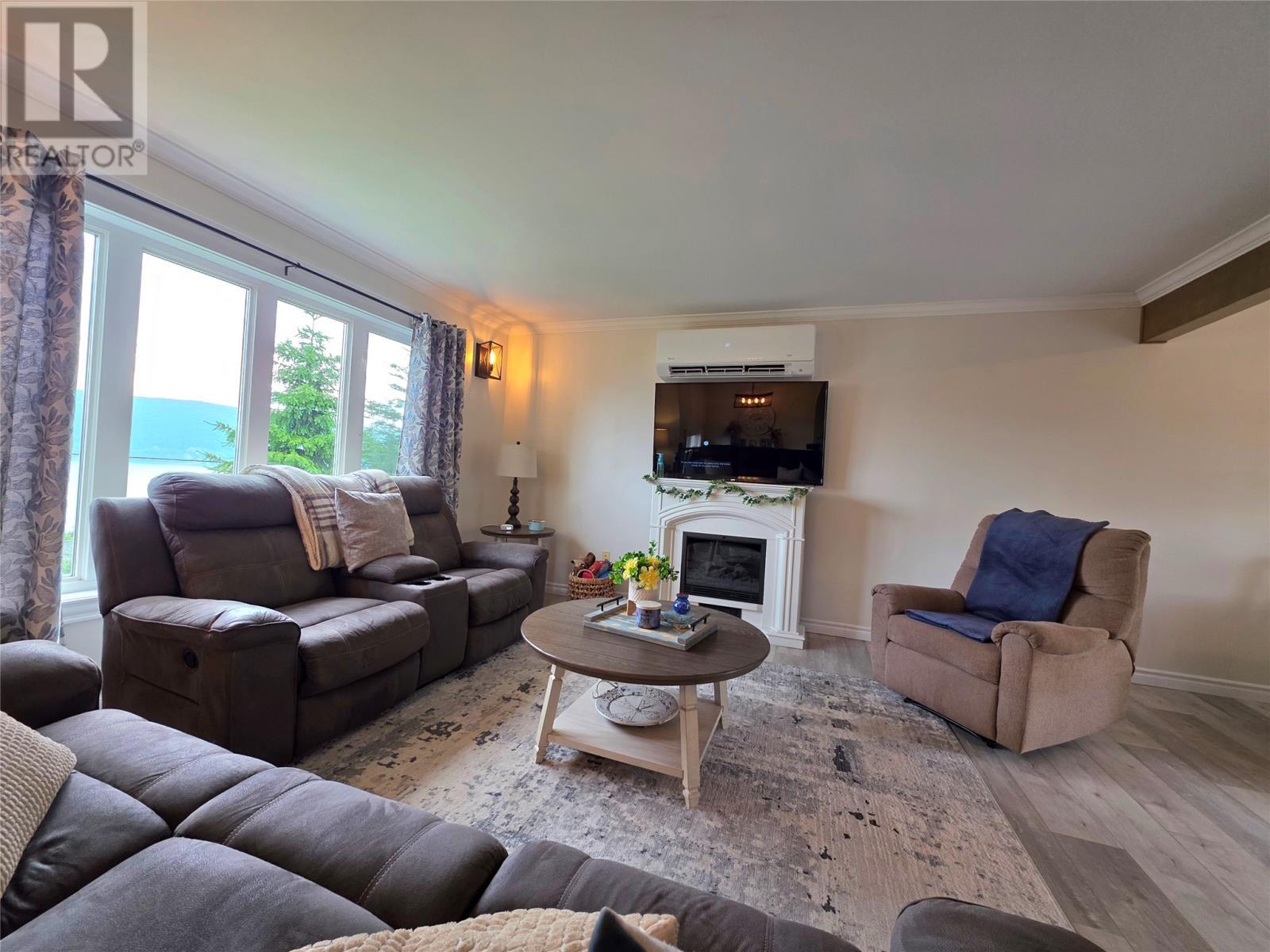 11 Mccarthys Road, Meadows, NL - Indoor Photo Showing Living Room With Fireplace