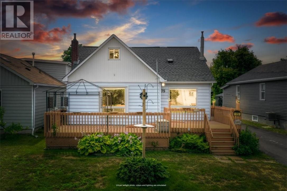 75 O'Donaghue Drive, Garson, ON - Outdoor With Deck Patio Veranda