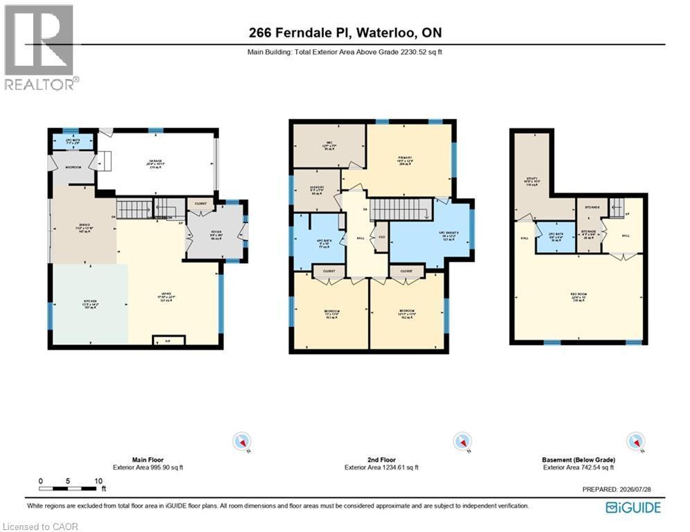 Floor plan - 266 Ferndale Place, Waterloo, ON - Other