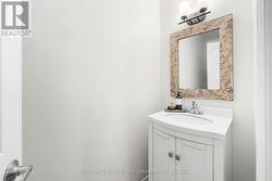 main floor powder room -