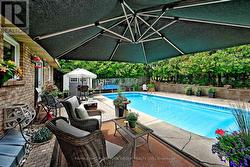 Relax while watching the kids swim - 