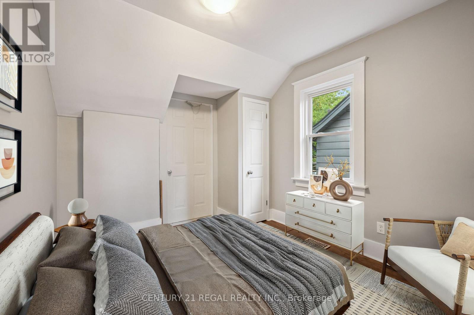 Virtually Staged - 14 Stirling Avenue N, Kitchener, ON - Indoor Photo Showing Bedroom