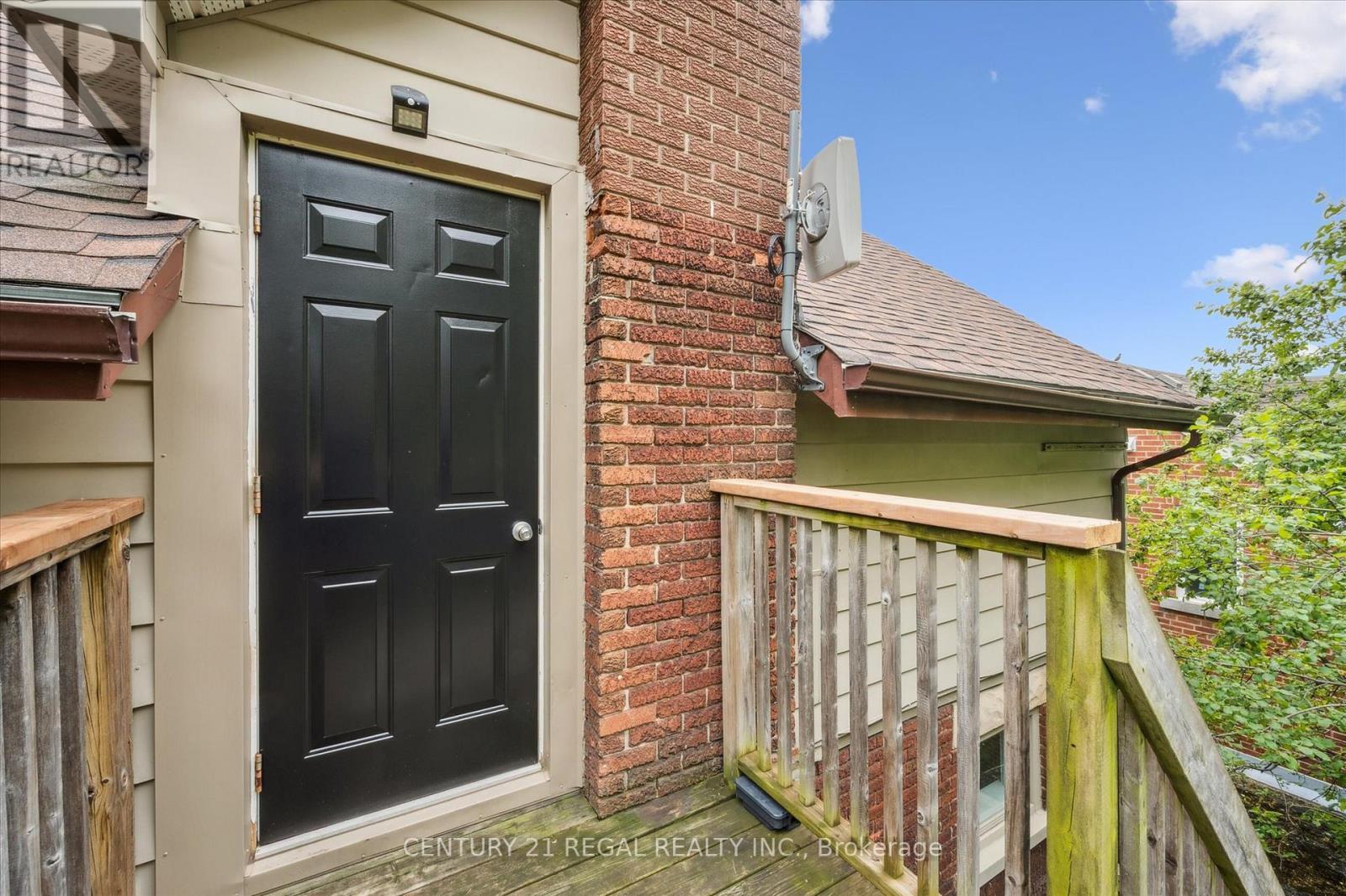 Upper Unit - Door to Back Deck - 14 Stirling Avenue N, Kitchener, ON - Outdoor