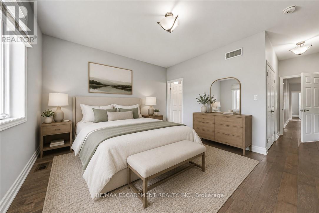 VIRTUALLY STAGED - 602 Cochrane Road, Hamilton, ON - Indoor Photo Showing Bedroom