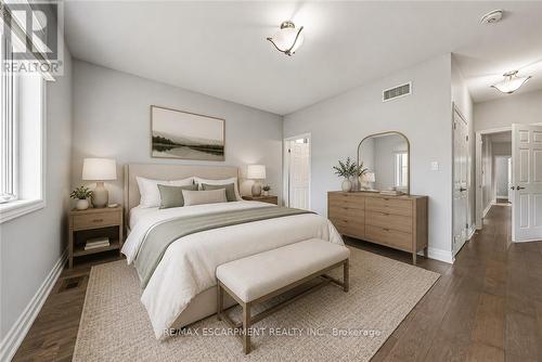 VIRTUALLY STAGED - 602 Cochrane Road, Hamilton, ON - Indoor Photo Showing Bedroom