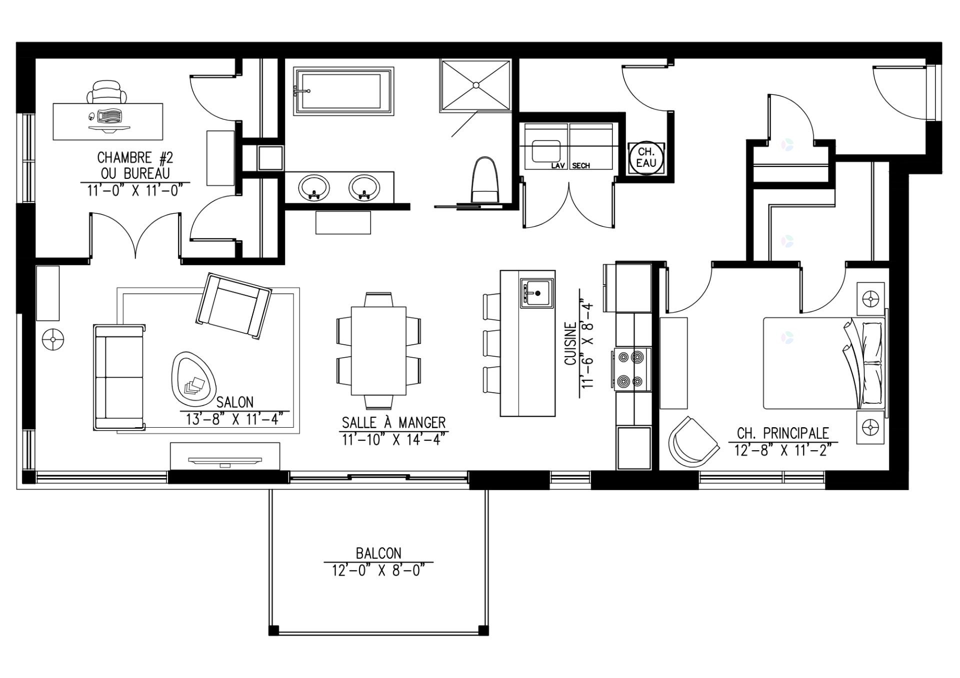 Floor Plan - 303-2357 Rue Harold-Cooke, Sherbrooke (Les Nations), QC - Other