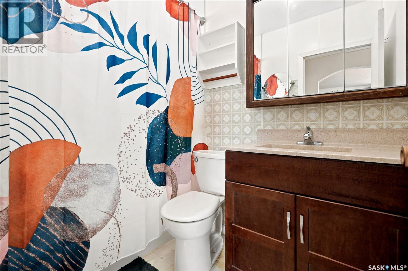 54 Hill Street, Eyebrow, SK - Indoor Photo Showing Bathroom