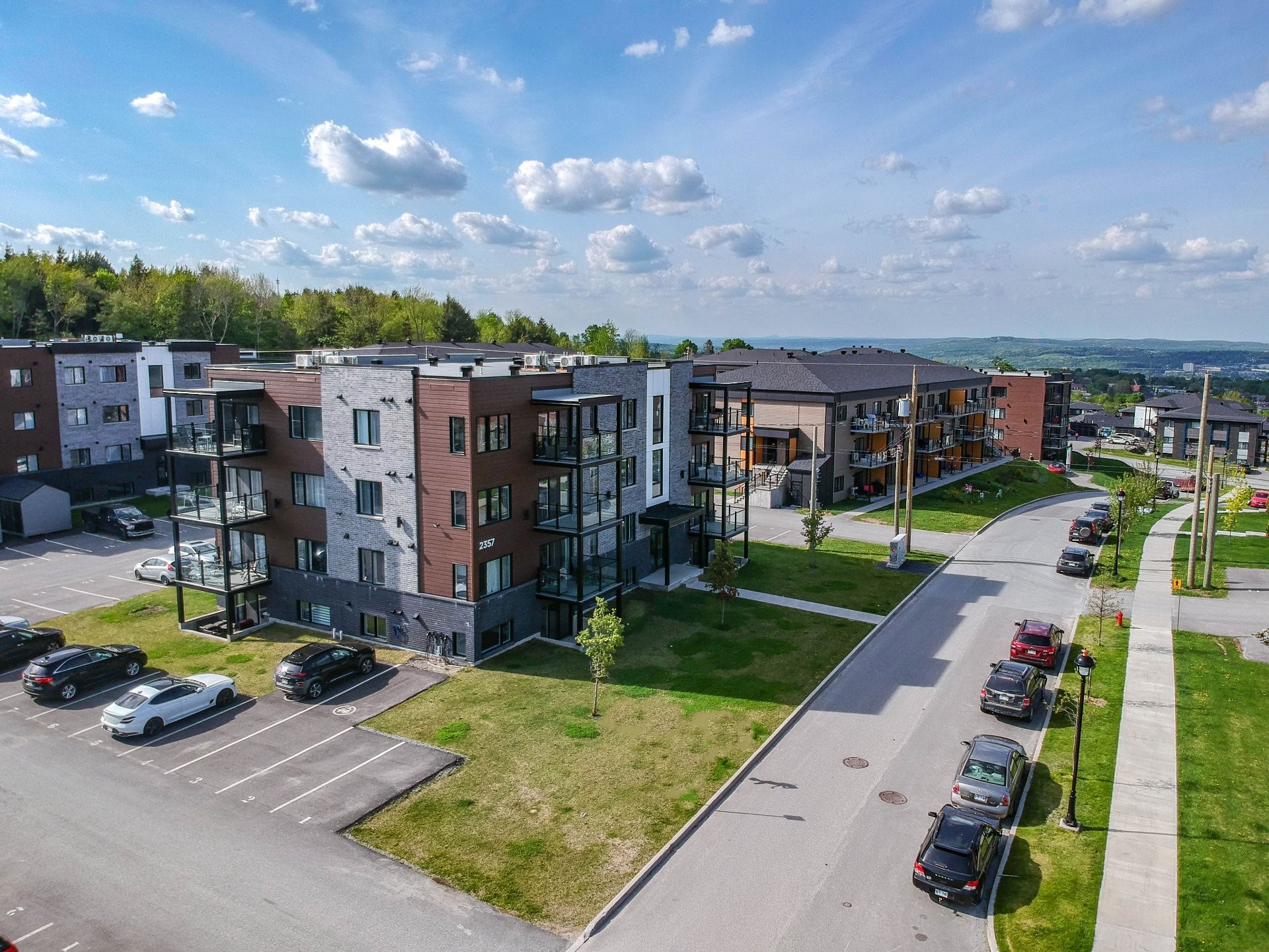 Aerial View - 401-2357 Rue Harold-Cooke, Sherbrooke (Les Nations), QC - Outdoor
