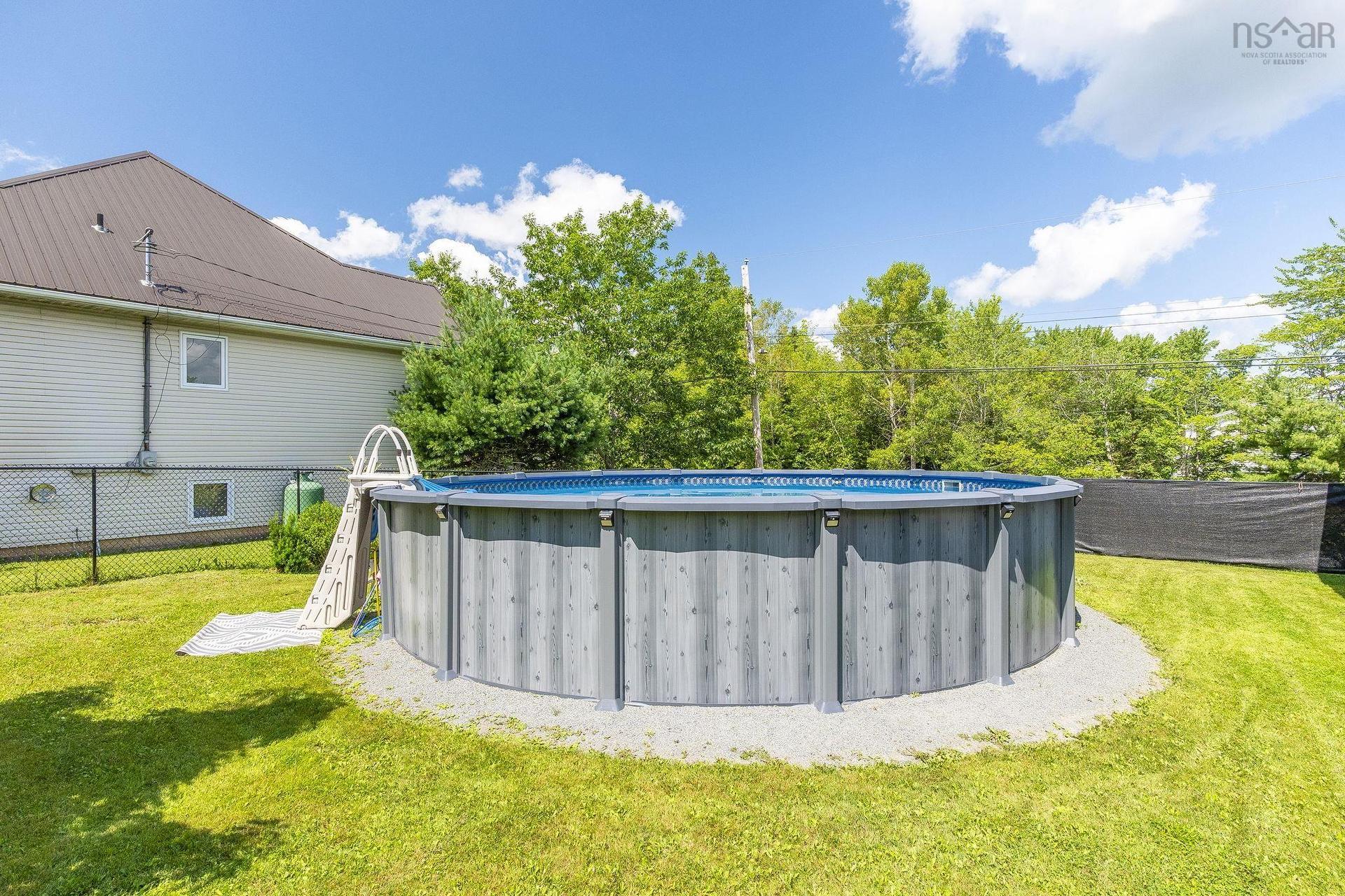 10 Brookside Avenue, Lantz, NS - Outdoor With Above Ground Pool