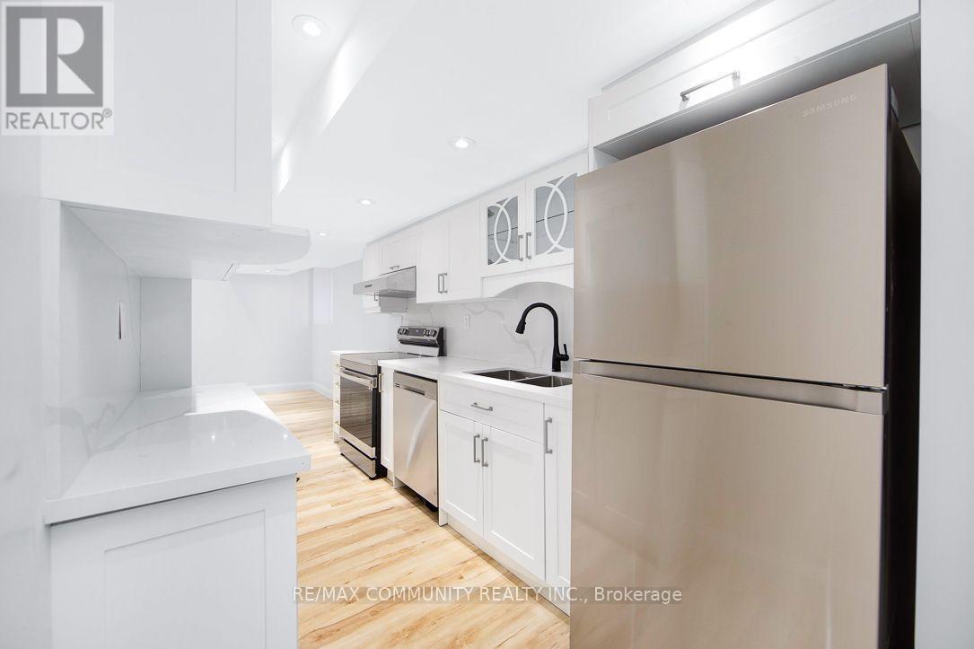 Bsmt - 2447 Moonlight Crescent, Pickering, ON - Indoor Photo Showing Kitchen With Double Sink